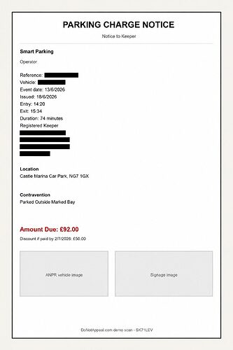 Redacted PCN
