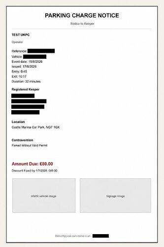Redacted PCN