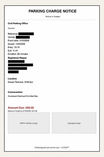 Redacted PCN