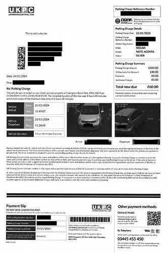 Redacted PCN